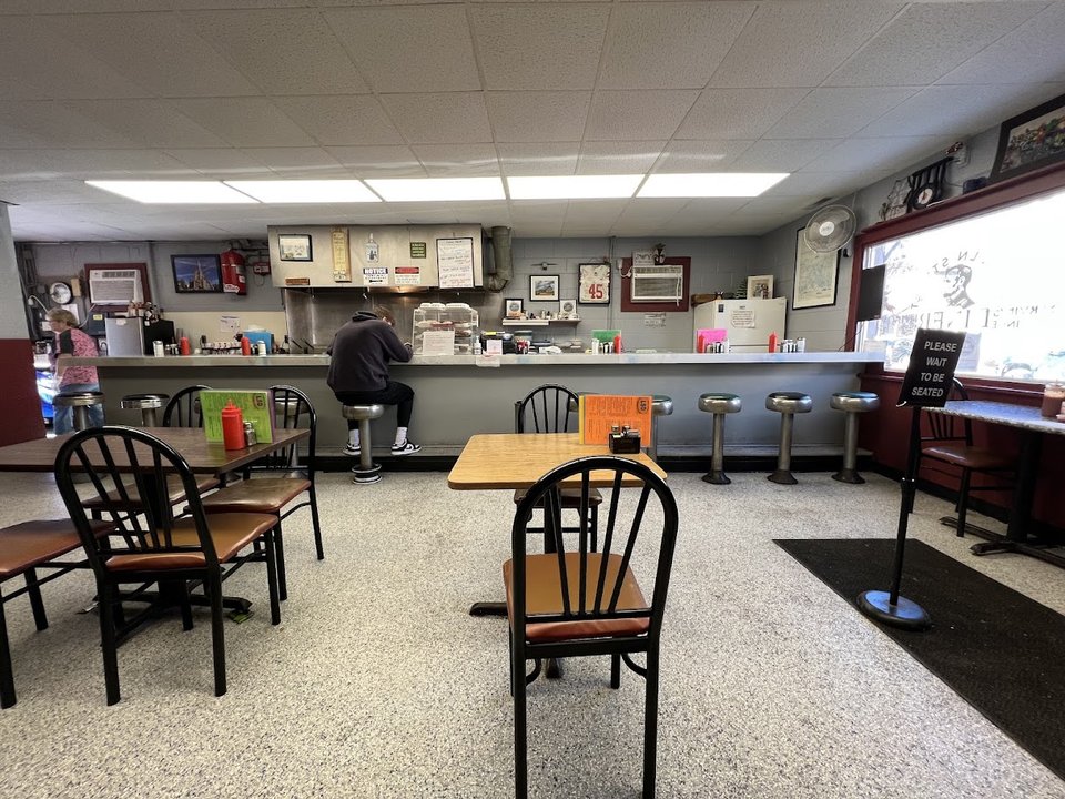 Classic diner interior with casual seating.